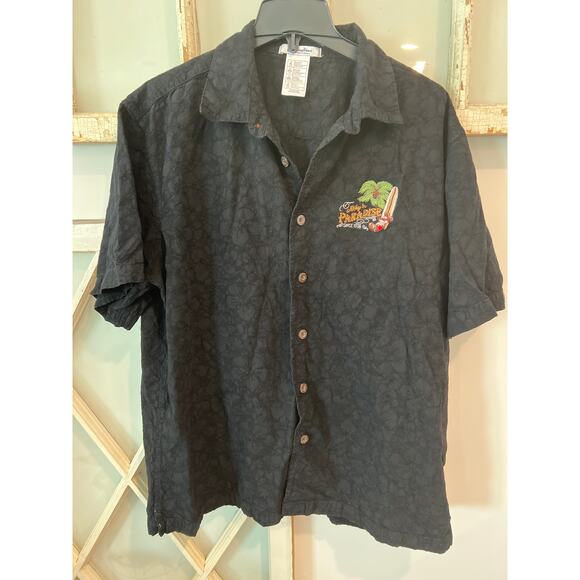 Disney Parks men’s XL button down shirt Mickey In Paradise - Picture 2 of 3